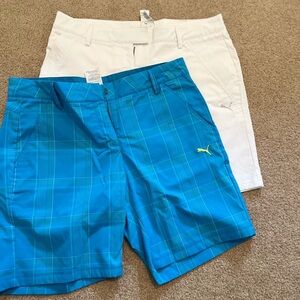 Womens Puma golf shorts size 8